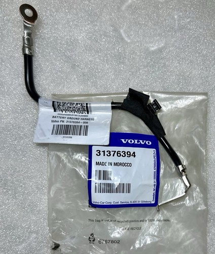 Volvo XC90 2.0L Engine Negative Battery Ground Cable OEM