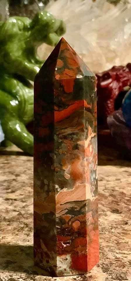 Brecciated Jasper Crystal Points – Natural Stone ✨ - photo 2