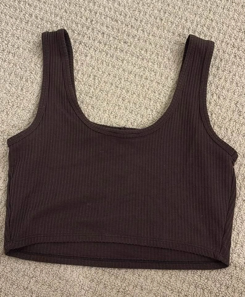 Ardene waffle crop tank top - photo 4