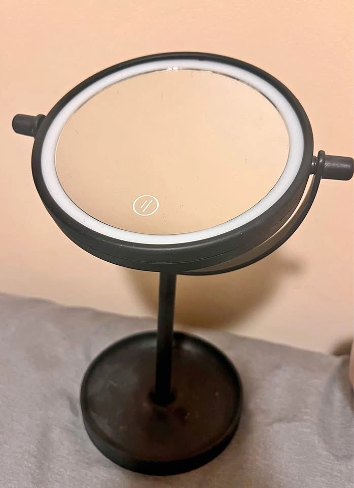 Battery-Powered LED Lighted Makeup Mirror