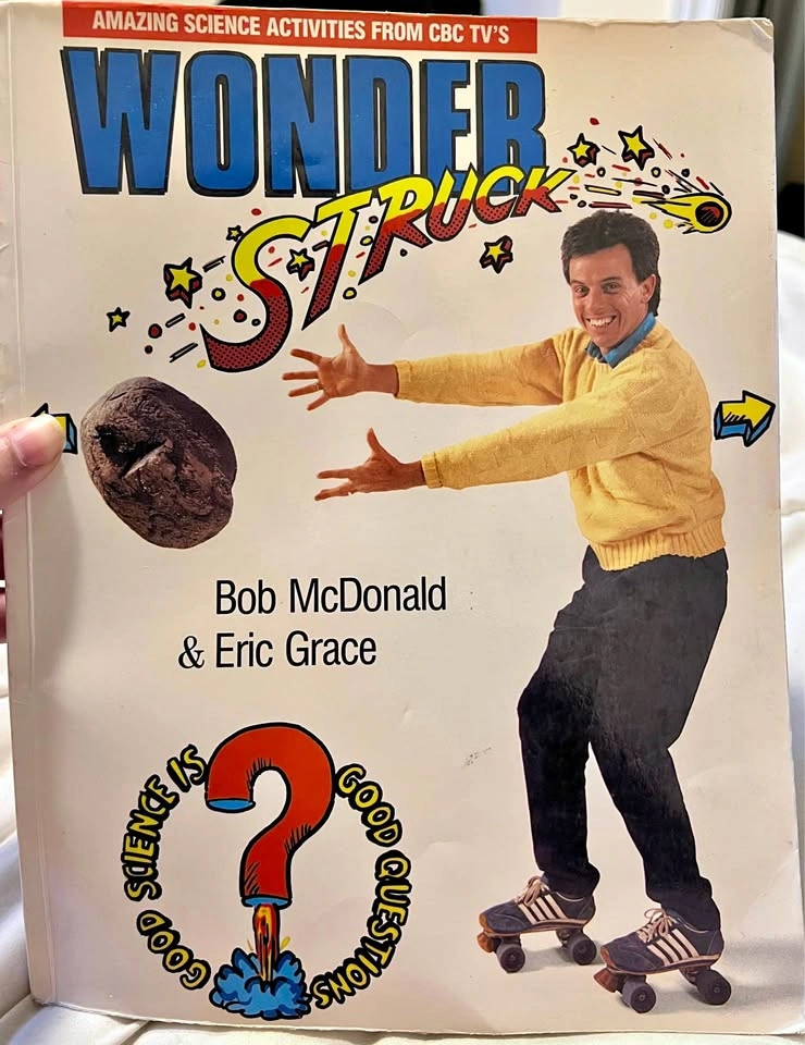 Vintage Wonderstruck Science Activities Book (1991) – CBC TV Bob