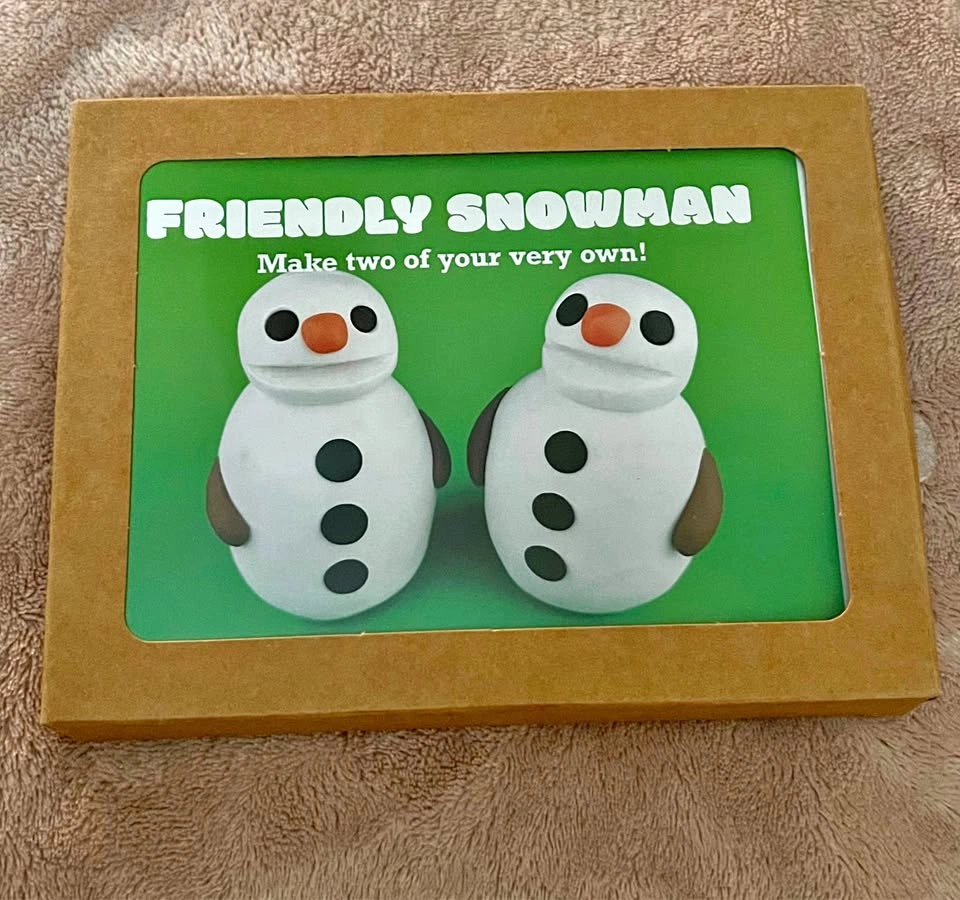 Friendly Snowman Putty Craft Kit – Make Two! (Brand New)