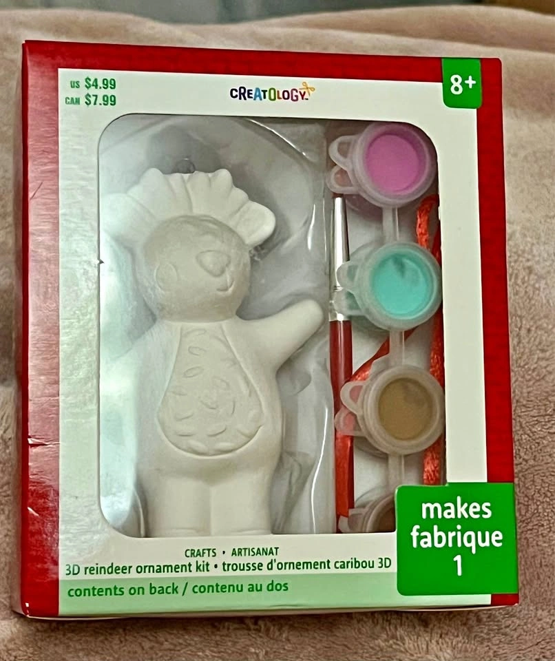 3D Ceramic Ornament Painting Kit - Brand New