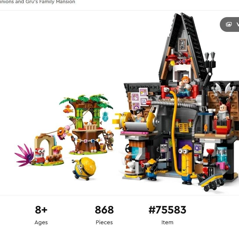Lego 75583 - Minions and Gru's Family Mansion - BNIB - photo 2