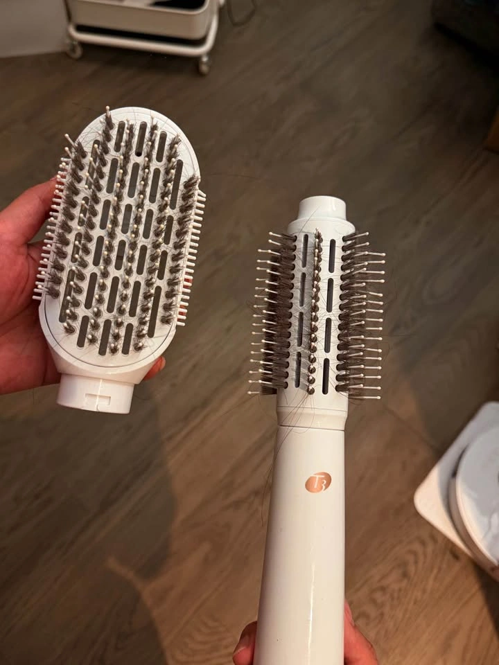 T3 AireBrush Duo Interchangeable Hot Air Blow Dry Brush - photo 2