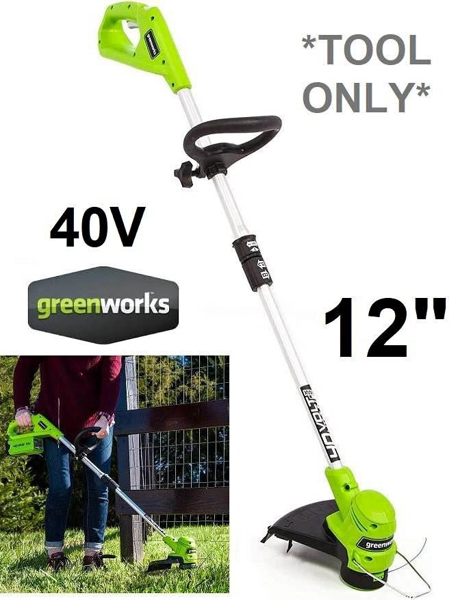 NEW Greenworks 40V Cordless String Trimmer (Tool Only)