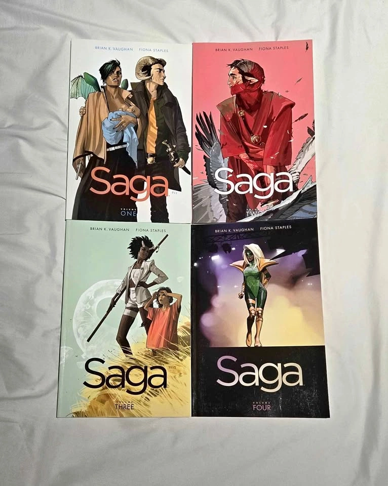 Image Comics Saga Volumes 1-8