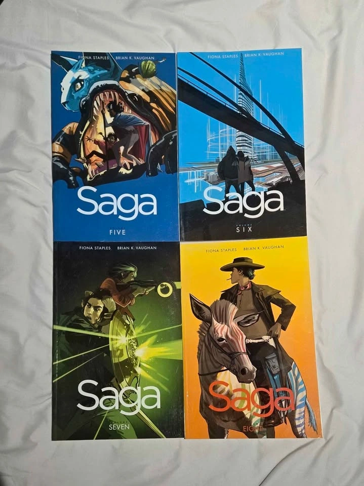 Image Comics Saga Volumes 1-8 - photo 2