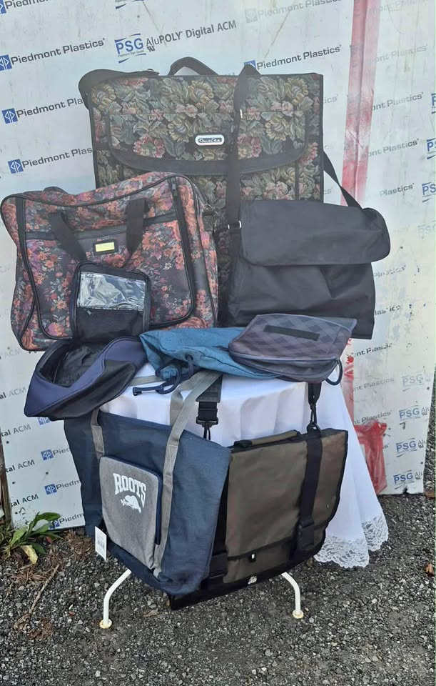 LOTS OF BAGS, Like new; dress /suit luggage...