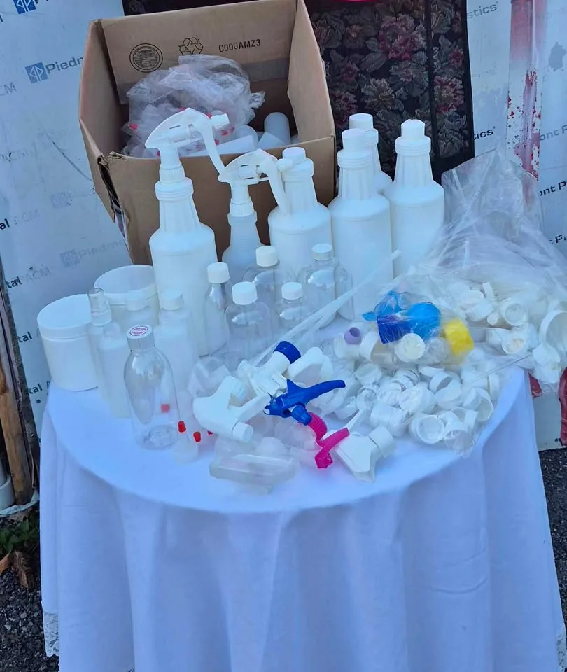 New, Plastic bottles, tops, sprayers. thumbnail