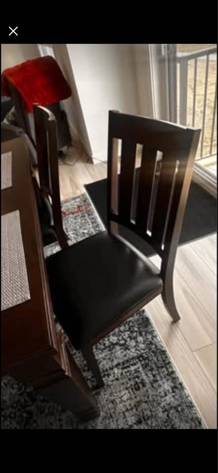 Dinning table with 4 chairs - photo 2