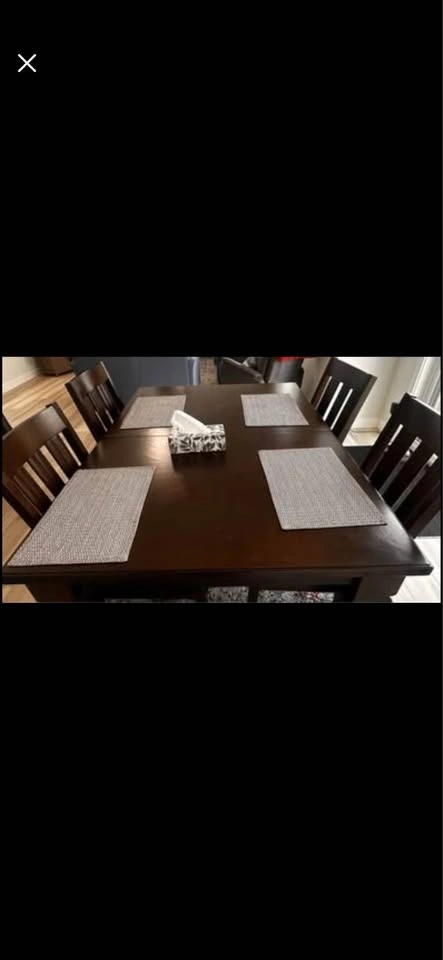 Dinning table with 4 chairs - photo 3