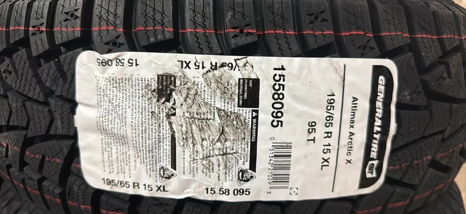 General Tire Altimax Arctic X 195/65 R15 XL Winter Tires - photo 2