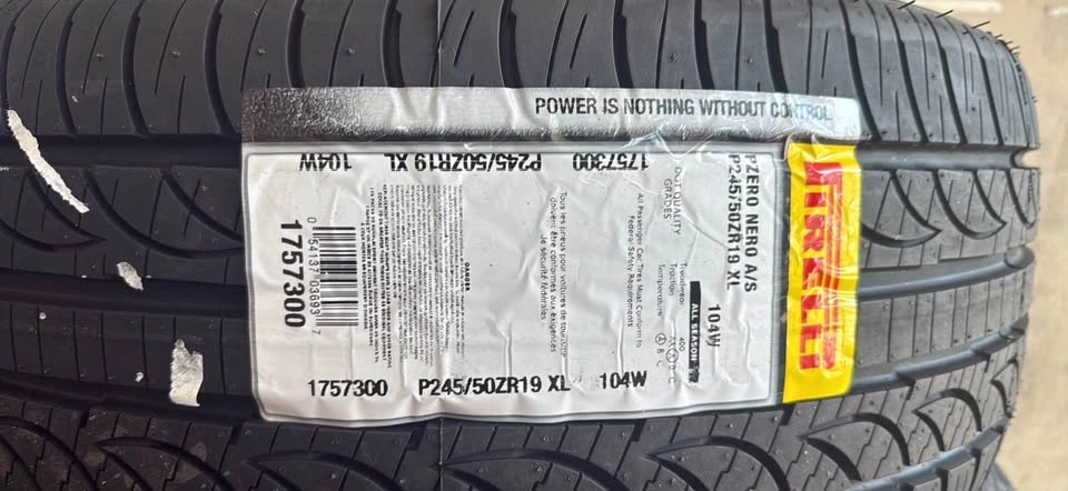 Pirelli P Zero Nero A/S P245/50ZR19 XL Tires - Set of 4 - photo 2