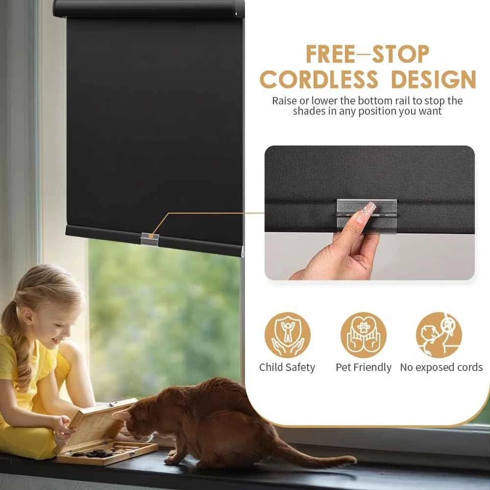 SMONTER Cordless Blackout Shades 50.8W x 183H - photo 5