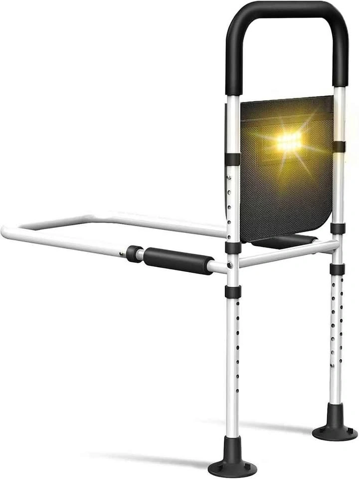 Bed Rail for Elderly: Adjustable & Lighted