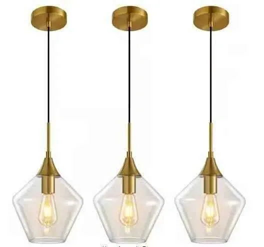 NEW-3-Light Dimmable Gold Chandelier