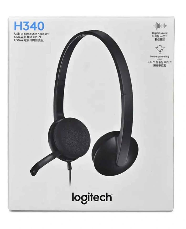 Logitech duo noise cancelling USB A headset