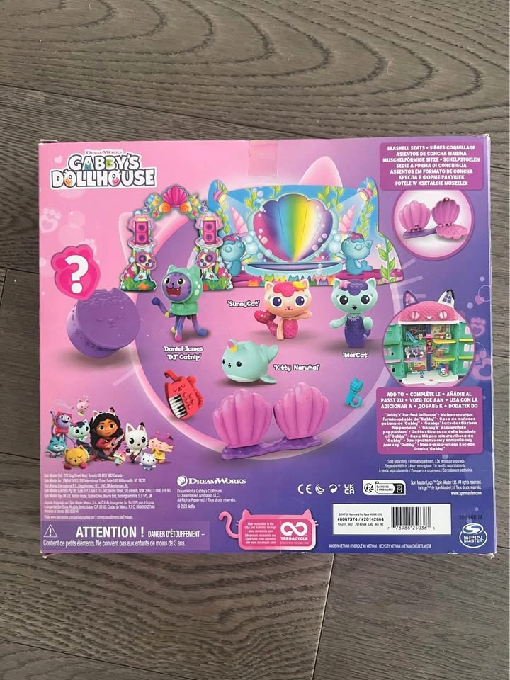 NEW Gabby’s Dollhouse Mermaid-lantis Figure Set - photo 2
