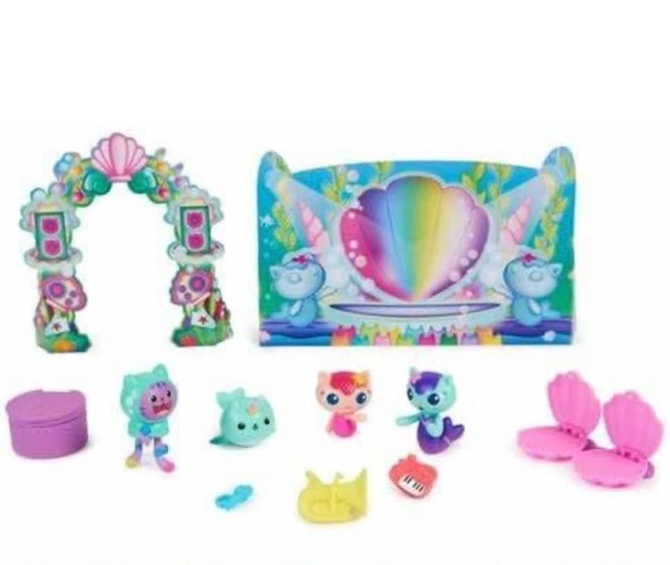NEW Gabby’s Dollhouse Mermaid-lantis Figure Set - photo 4
