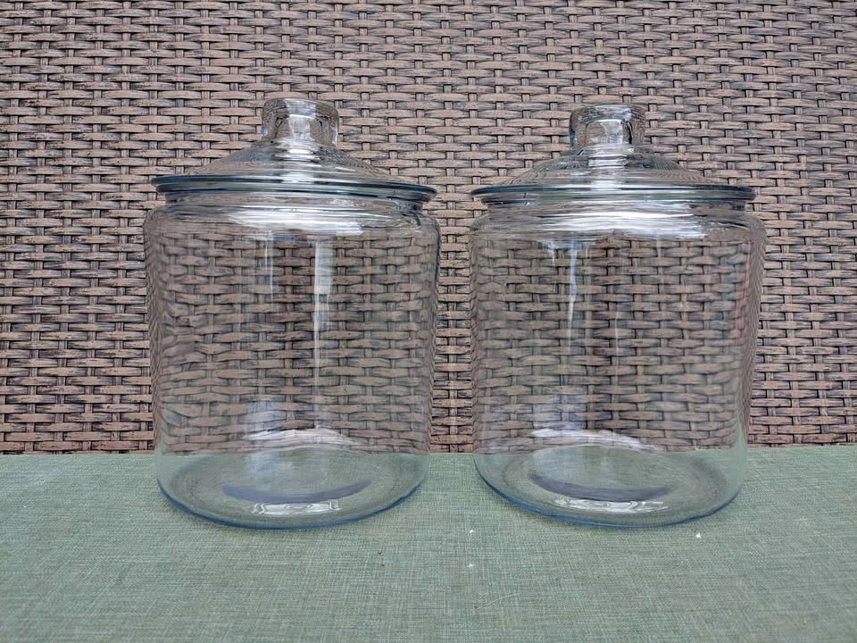 2- 1gal glass jars will sell singles