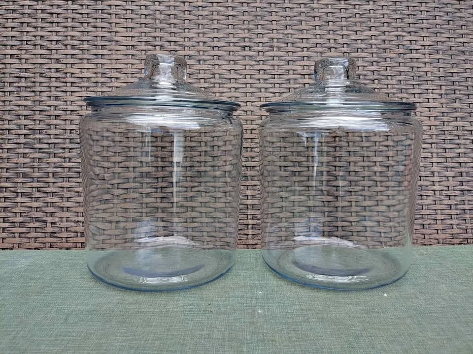2- 1gal glass jars will sell singles