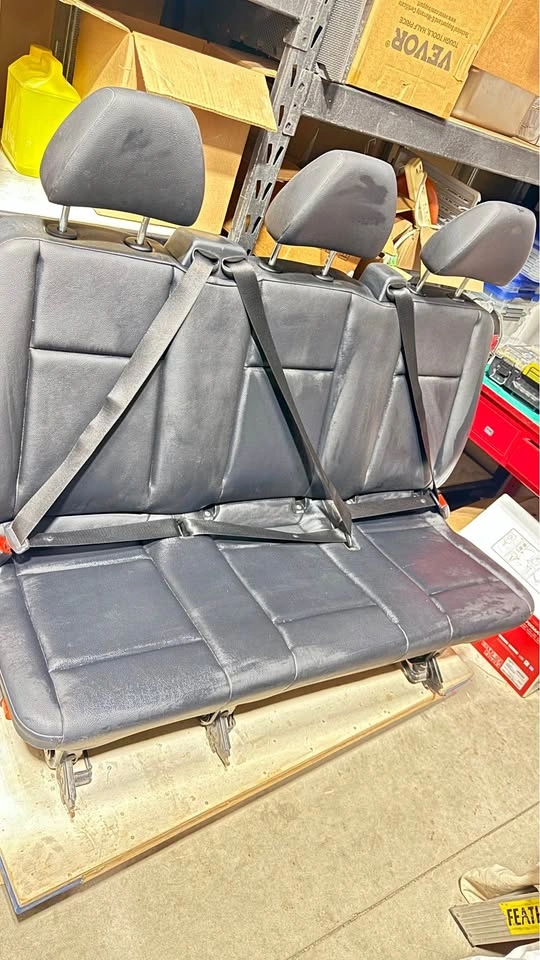 Leather mercedes car seat