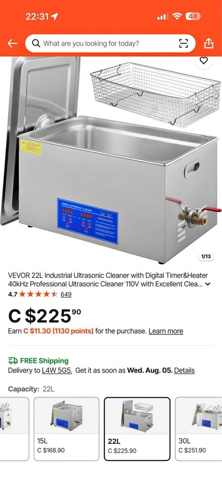 Digital UltraSonic Cleaner