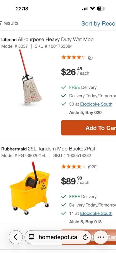 Mop with bucket - photo 2