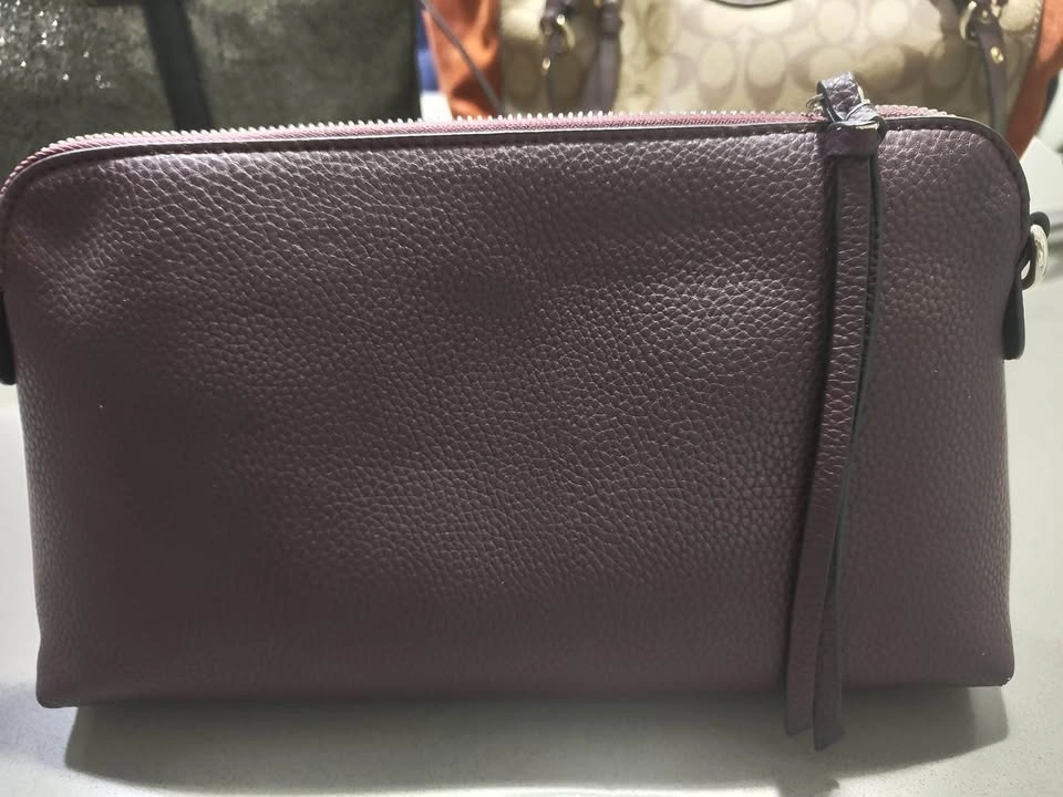 3 Stylish Handbags: Coach, Burgundy Crossbody, Fossil Tote - photo 2