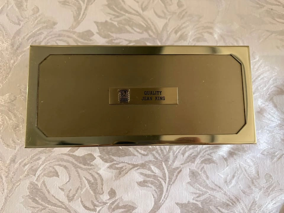 Vintage Brass Award Valet Box - photo 2