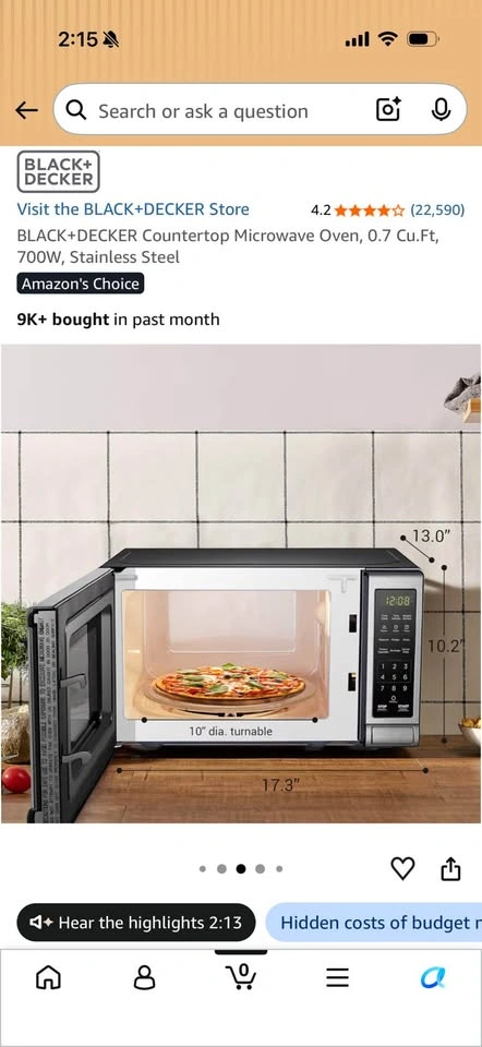 Countertop Microwave - photo 4