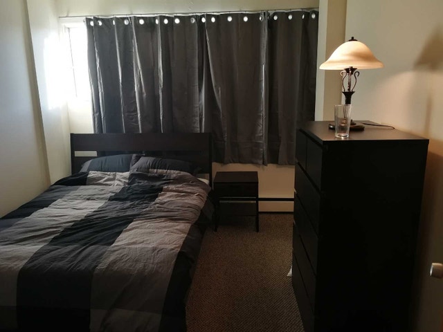 Ikea queen bed, dresser, nightstand