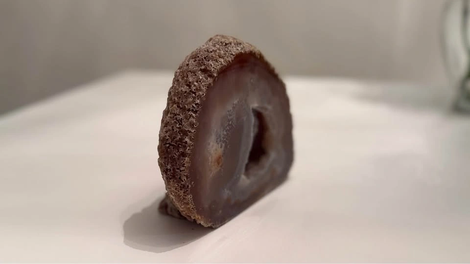 Natural Agate Geode Slice - photo 2