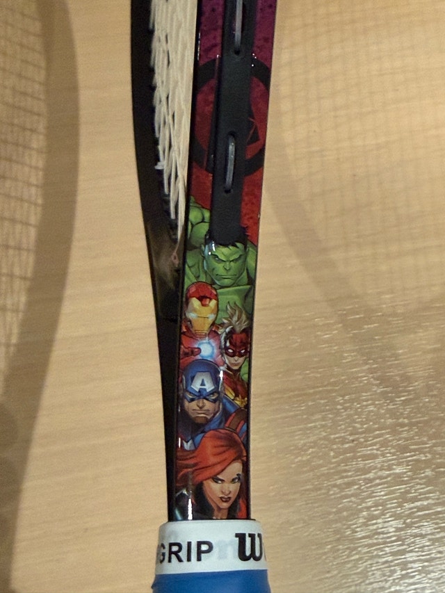 Wilson Marvel Avengers Tennis Racket Racquet - New Grip - photo 5
