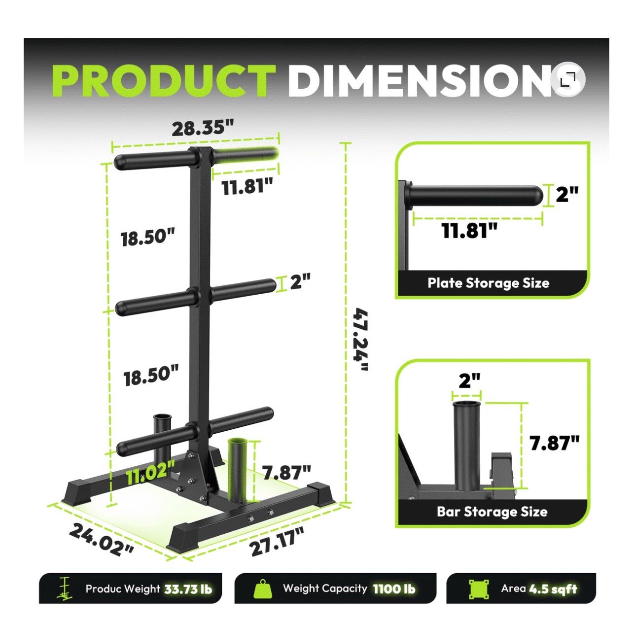 Handobe Weight Plates Rack
