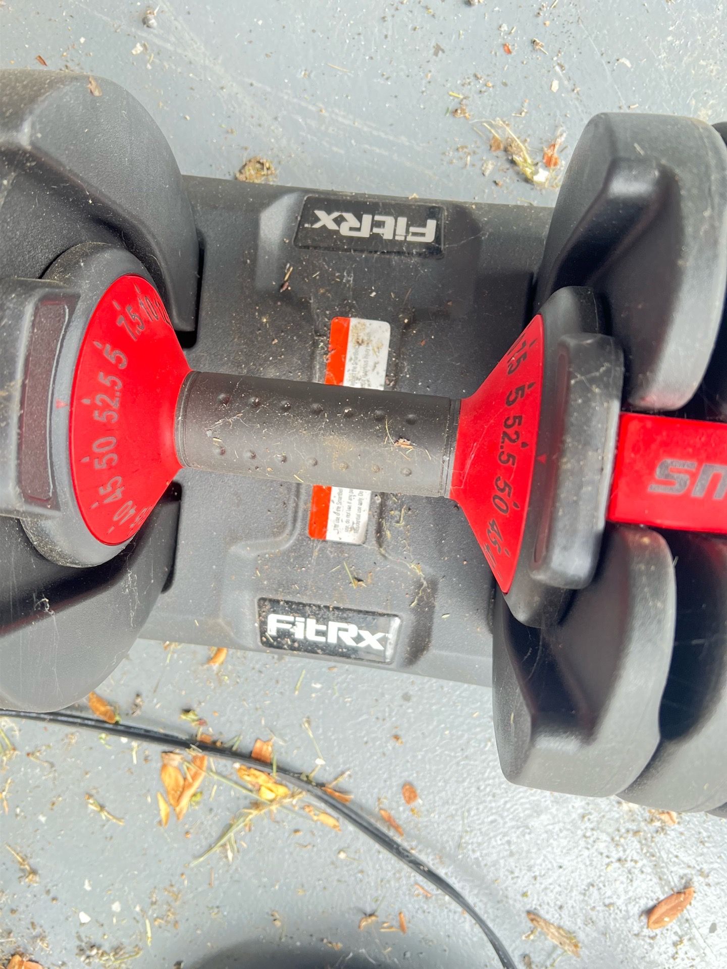 2 Sets Of FitRx Adjustable Dumbbells - photo 4