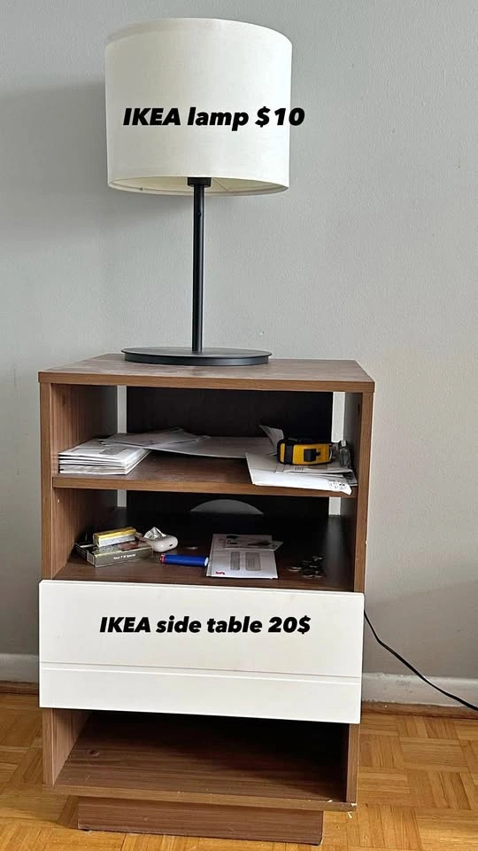 Ikea light stand with ikea light