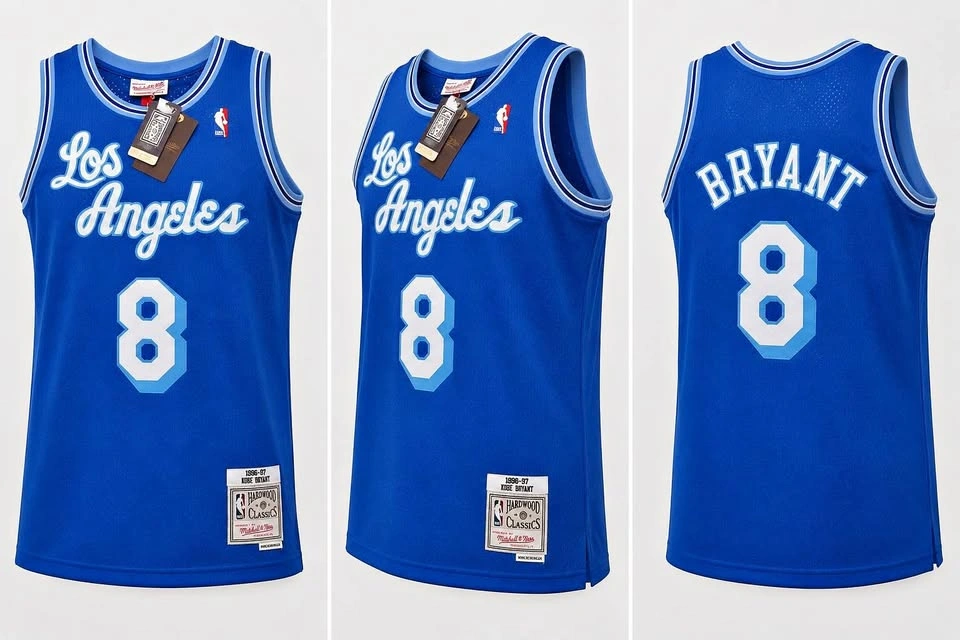 Blue Kobe Bryant Los Angeles Lakers #24 Hardwood Classic