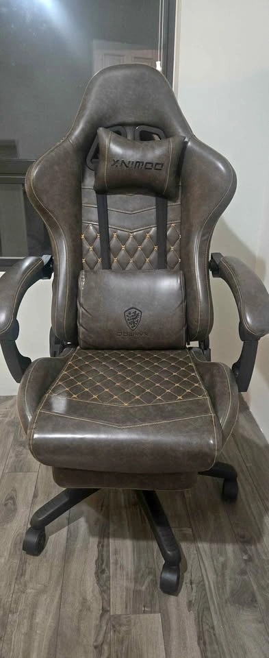 Ergonomic Leather Gaming/Office Chair with Wheels