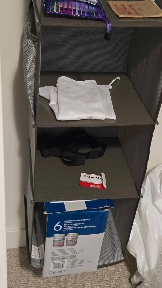 Amazon Basics 6-Tier Hanging Closet Shelf Organizer With Pockets - photo 5
