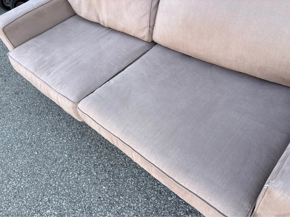 Taupe Large Love Seat Couch - Free Delivery - photo 5
