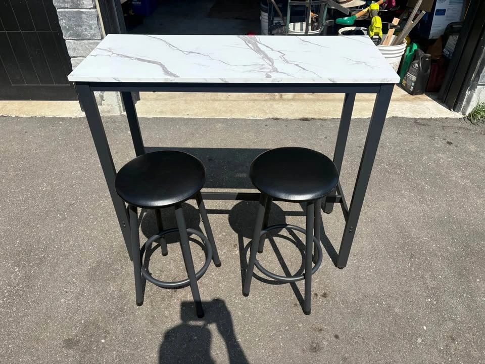 Counter Height Dining Table Set With 2 Chairs - Free Delivery - photo 4