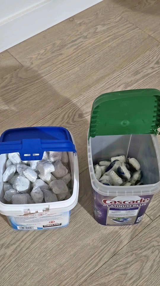 Cascade Platinum Plus and Kirkland Dishwasher Detergent Pacs