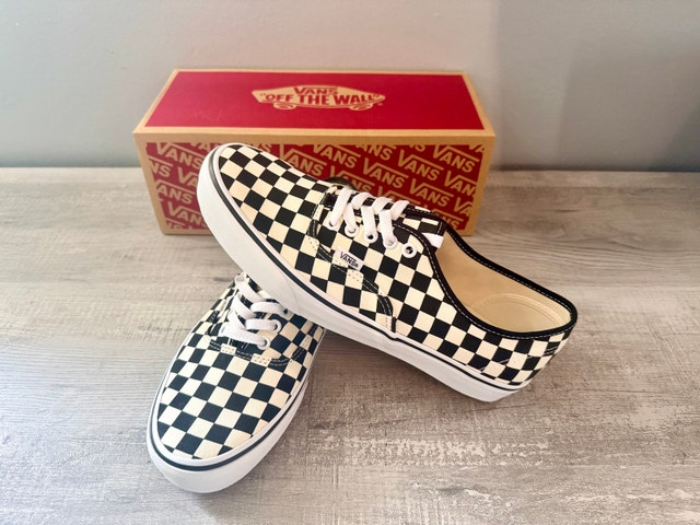 New Vans Authentic Checkerboard Shoes Sneakers Men’s 10us - photo 2