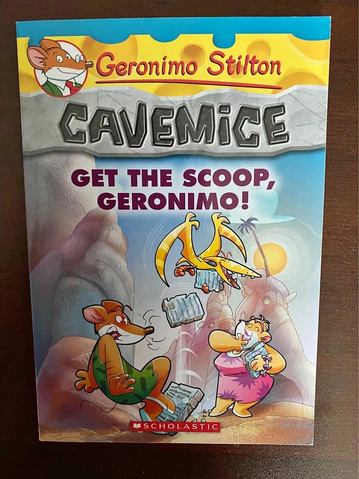 Geronimo Stilton Cavemice books set of 4