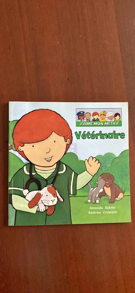 J'AIME MON METIER Vétérinaire Kids Book
