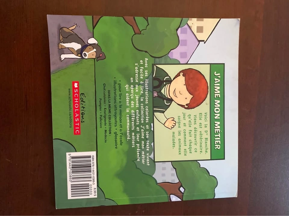 J'AIME MON METIER Vétérinaire Kids Book - photo 3