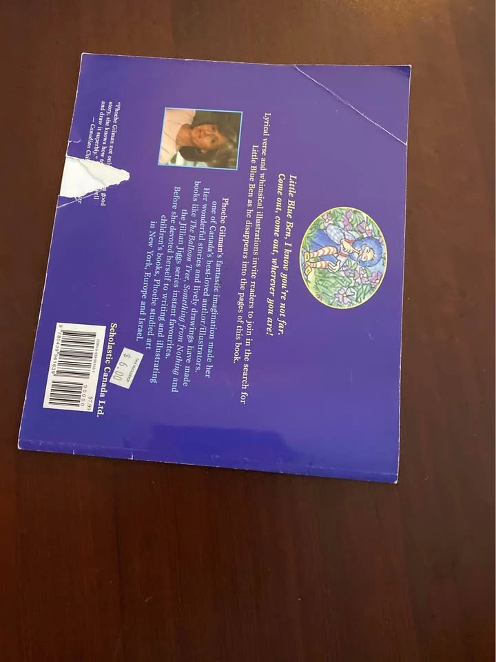 Little Blue Ben by Phoebe Gilman Scholastic book - photo 3