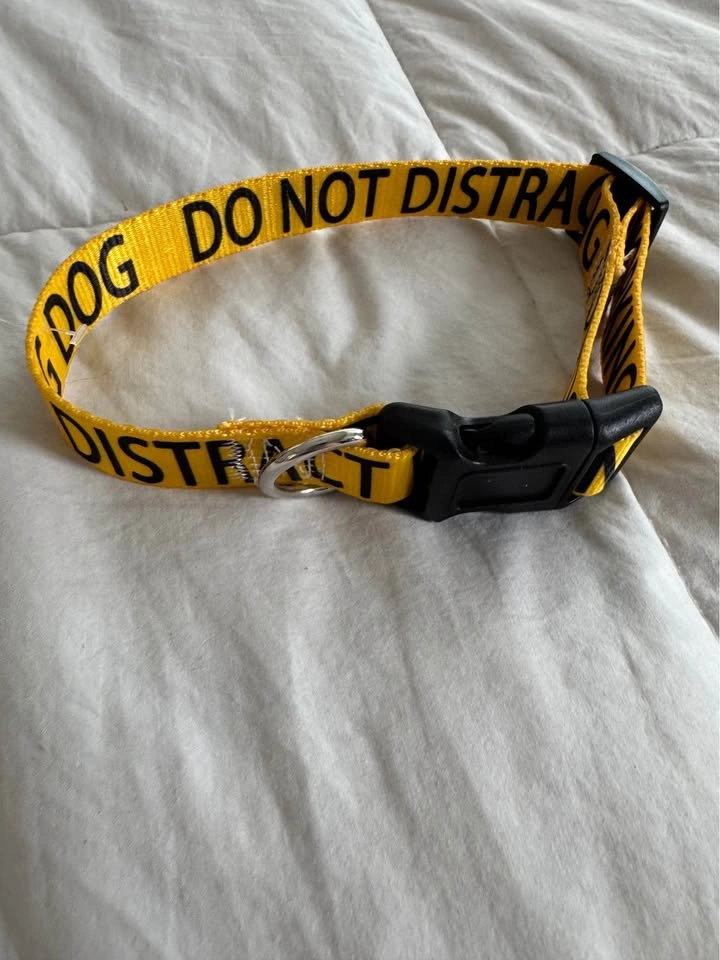 Brand New “Do Not Distract Working” Dog Collar - photo 4